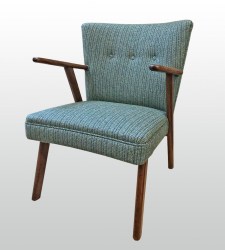 Teak Danish Leaning Chair